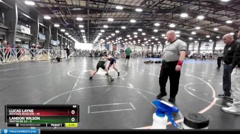 84 lbs Rd# 8- 12:30pm Saturday Final Pool - Lucas Layne, Backyard Brawlers vs Landon Wilson, Westshore D.S