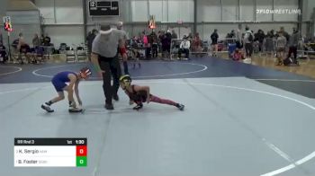 49 lbs Rr Rnd 3 - Kaden Sergio, Hammer Time Wrestling vs Brayton Foster, Sebolt Wrestling Academy