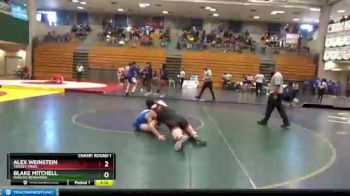 182 lbs Champ. Round 1 - Alex Weinstein, Torrey Pines vs Blake Mitchell, Rancho Bernardo