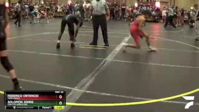 115 lbs Quarterfinal - Solomon Johns, Fish Eye Wrestling vs Federico Ortencio, Team Impact