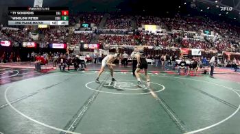 A - 175 lbs 3rd Place Match - Ty Schepens, Sidney / Fairview vs Winslow Peter, Columbia Falls