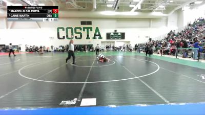 120 lbs Semifinal - Caine Martin, Camarillo vs Marcello Calavitta, Esperanza