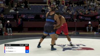 125 lbs Quarterfinal - Dominique Bradley, Sunkist Kids Wrestling Club vs Daniel Erekson, Air Force Regional Training Center