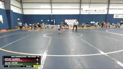 50 lbs Round 4 - Olivia Aston, Bonneville Wrestling Club vs Attley Aldrich, Middleton Wrestling Club