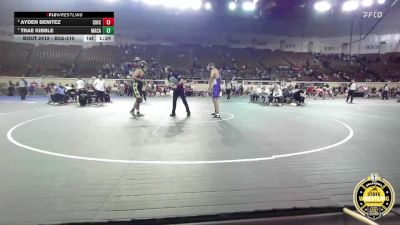 B5A-215 lbs Semifinal - Ayden Benitez, Chickasha/Verden vs Trae Kibble, MacArthur