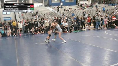 77.4-85 lbs 1st Place Match - Vayda Chavez, Gold Rush Wrestling vs Kalaya Baxter, Grizzly Wrestling Club