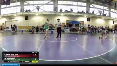 97 lbs Semifinal - Noah Dove, Eastside Wrestling Club vs Chase Brickey, Carroll Wrestling Club