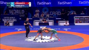 61 kg 1/4 Final - Reza Ahmadali Atrinagharchi, Iran vs Georgi Valentinov Vangelov, Bulgaria