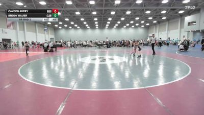 65 lbs Rr Rnd 2 - Cayden Avery, Rabbit Wrestling Club - EL vs Brody Bauer, Claw & Conquer - EL