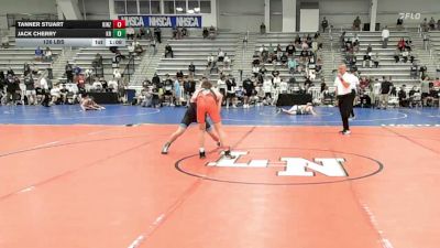 126 lbs Rr Rnd 1 - Tanner Stuart, Kinzua Wrestling Club - HSB vs Jack Cherry, Kraken Black - HSB