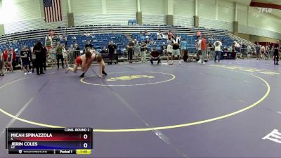 157 lbs Cons. Round 2 - Micah Spinazzola, IL vs Jerin Coles, MT