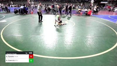 60 lbs Quarterfinal - Beau Spader, Shore Thing vs Aj Guercio, Bitetto Trained Wrestling