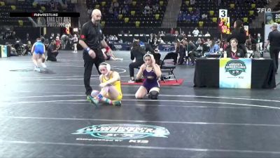 131 lbs Cons. Round 4 - Ragan Retell, Elmira College vs Piper Cadden, Fort Hays State