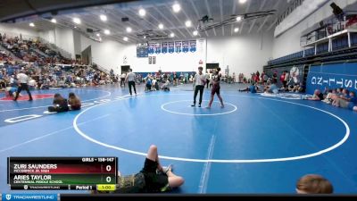 138-147 lbs Semifinal - Aries Taylor, Centennial Middle School vs Zuri Saunders, McCormick Jr. High