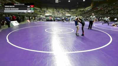 122 lbs Consi Of 16 #1 - Titus Willis, Independence vs Roman Marquez, Clovis