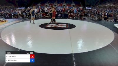 175 lbs Cons 128 #2 - Simon Jarrell, WA vs Lucas Ricketts, KY