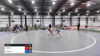 58 kg Prelims - Savannah Witt, PWC Athena (W) 1 vs Camryn Brown, Wrestle Like A Girl 2