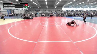 113 lbs Round Of 32 - Noah Confident, LA vs Jayden Grijalva, KS