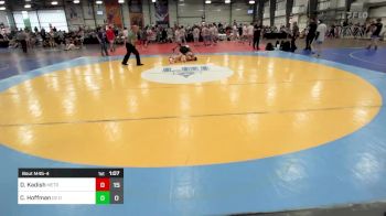 126 lbs Rr Rnd 1 - Dylan Kadish, MetroWest United Black vs Caleb Hoffman, D2 Ducks