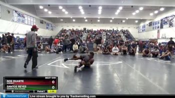 126 lbs Champ. Round 3 - Santos Reyes, Warren High School vs Noe Duarte, Downey