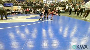 45 lbs Final - Josiah Rosas 3, OKC Saints Wrestling vs Easton Winans, Piedmont