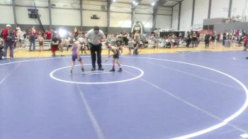 54 lbs 2nd Place - Lincoln Chaney, Scrap Yard Garage vs Reed Saltenberger, Patriot Mat Club