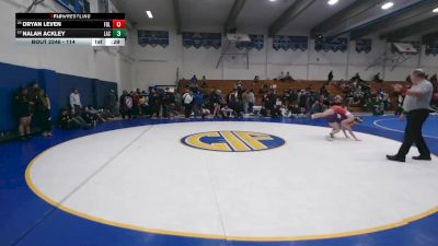 114 lbs Cons. Round 3 - Nalah Ackley, Lassen vs Dryan Leven, Folsom