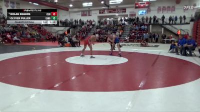 165 lbs Quarterfinal - Olyver Fuller, Camanche vs Nolan Eggers, Clinton