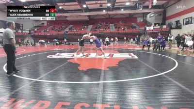 285 lbs Semifinal - Alex Semenenko, Brown vs Wyatt Voelker, Northern Iowa