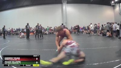 165 lbs Round 3 (6 Team) - Andrew Young, Georgia United Red vs Mason Gillespie, Full Circle Wrestling