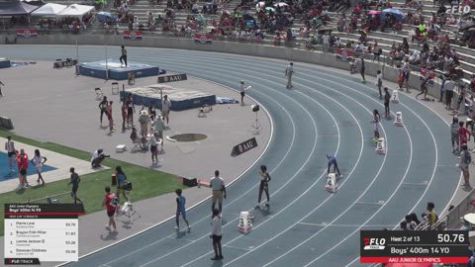 2026 AAU Junior Olympic Games - Youth Boys' 400m, Semi-Finals 3 - Age 14