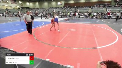 102 lbs 5th Place - Jayson Sanchez, Delta Wrestling Club vs Wyatt Valice, USA Gold