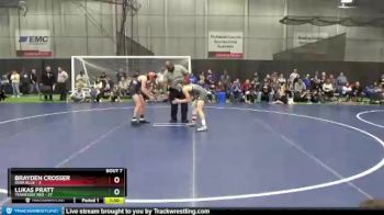 125 lbs Round 3 (6 Team) - Lukas Pratt, Tennessee Red vs Brayden Crosser, Iowa Blue