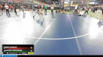 126 lbs Cons. Round 3 - Dashawn Armstrong, IL vs Kaden Markley, KS