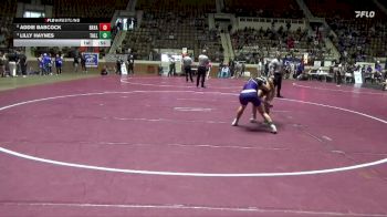 1-5A 107 Cons. Semi - Addie Babcock, Bayside Academy vs Lilly Haynes, Tallassee