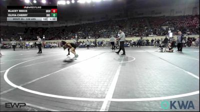 138 lbs Quarterfinal - Blacey Reece, Grove Takedown Club vs Olivia Cherry, Shelton Wrestling Academy