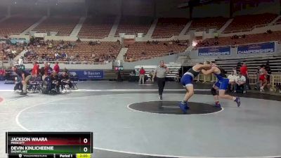 D3-215 lbs Champ. Round 1 - Devin Kinlicheenie, Snowflake vs Jackson Waara, Prescott