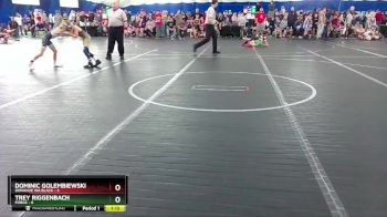 56 lbs Round 1 (8 Team) - Dominic Golembiewski, Donahue WA Black vs Trey Riggenbach, FORGE