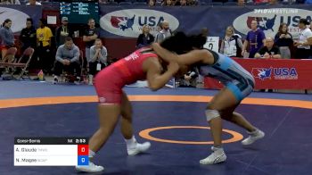 68 kg Consolation - Alexandria Glaude, Titan Mercury Wrestling Club vs Nahiela Magee, Army WCAP