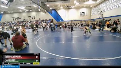 70 lbs 1st Place Match - Max Huber, Delta Wrestling Club vs Taesom Neibaur, Bonneville Wrestling Club