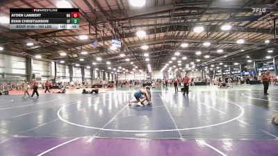 160 lbs Consi Of 64 #1 - Ayden Lambert, MA vs Evan Christianson, CT