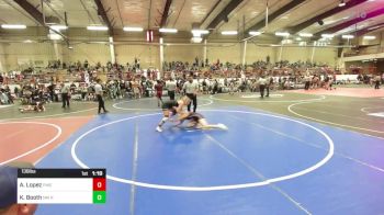 136 lbs Semifinal - Adrianna Lopez, Pike Peak Warriors vs Katie Booth, NM Royalty