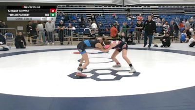 64 lbs Cons. Semis - Kinsley Kirwan vs Briar Parrett, Midwest Xtreme Wrestling