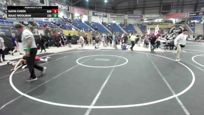 144 lbs Round Of 16 - Gavin Cheek, Nebraska Elite vs Isaac Woolman, Legacy Boltz WC