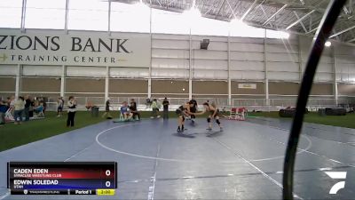 132 lbs Cons. Round 5 - Caden Eden, Syracuse Wrestling Club vs Edwin Soledad, Utah