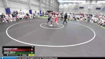 195 lbs 2nd Place Match (8 Team) - Brennan Carey, Missouri vs Kenny Wells, Minnesota Blue