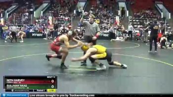 150 lbs Finals (8 Team) - Sullivan Haas, South Lyon Matcats vs Seth Harvey, Lowell Red