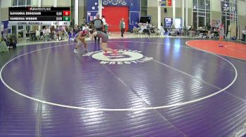 130 lbs Cons. Round 4 - Vanessa Weber, Skyview vs Savanna Bingham, Glencoe