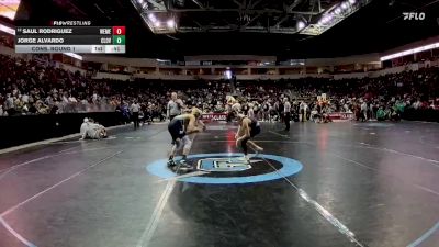 5A 107 lbs Quarterfinal - Eli Archibeque, Rio Rancho vs Alex Norby, La Cueva