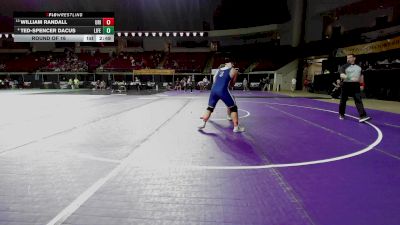 285 lbs Round Of 16 - William Randall, Rhode Island vs Ted-Spencer Dacus, Life